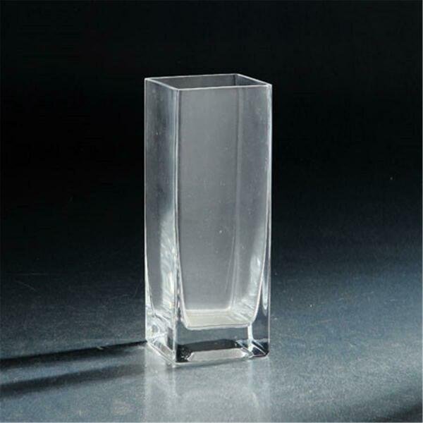 4 x 4 x 10 in. Square Glass Container, Clear, Diamond Star, Mfr#: 84811C